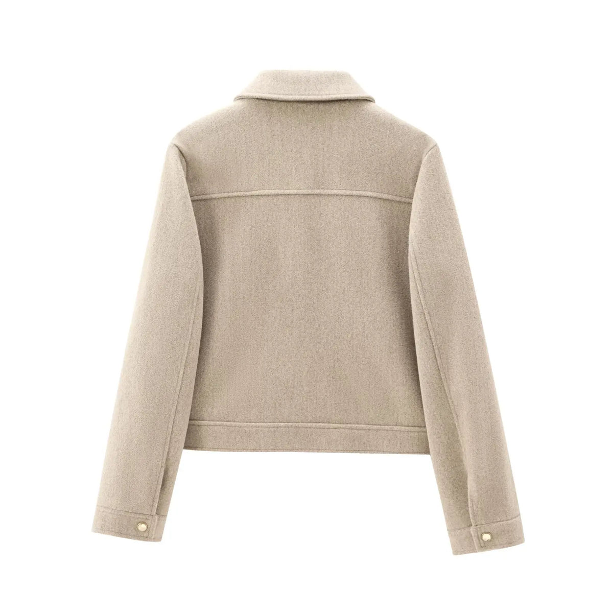 Linda | Women's Cropped Zip Up Bomber Jacket