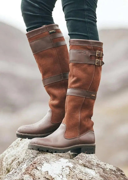 Bramble | Waterproof Knee-High Leather Country Boots